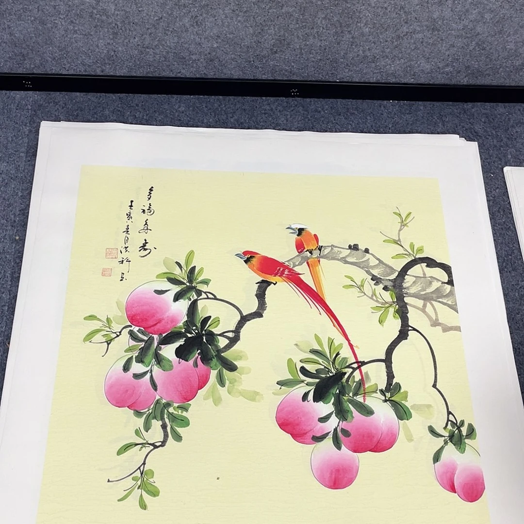 国画作品小姐姐放漏…