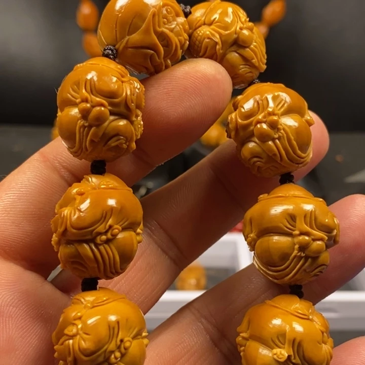 橄榄核手串/手链想****子橄榄核龙财