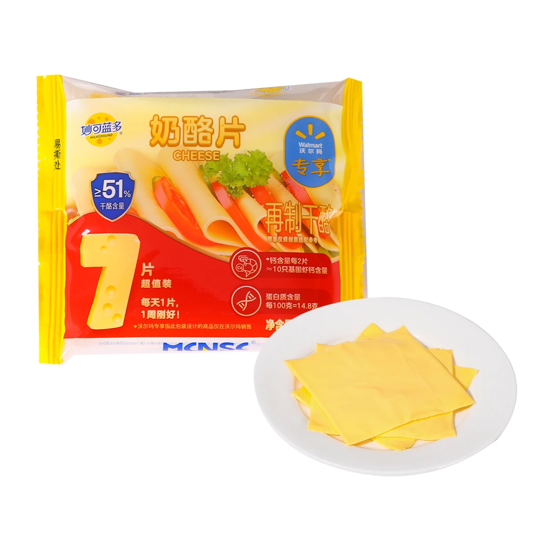 妙可蓝多 奶酪片 再制干酪 118g 沃尔玛小时达 同城配送