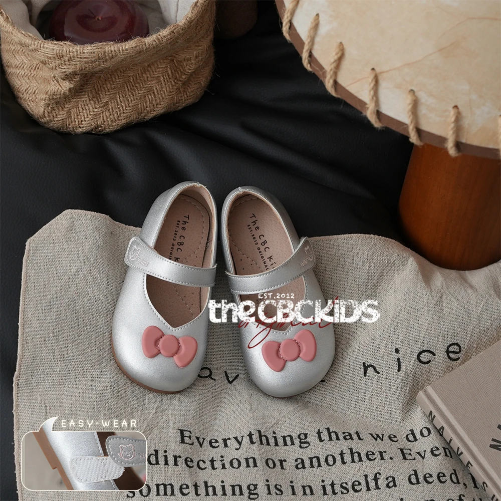 春秋新款软底时尚百搭女童洋气公主鞋圆头小瓢鞋皮鞋春秋  251029