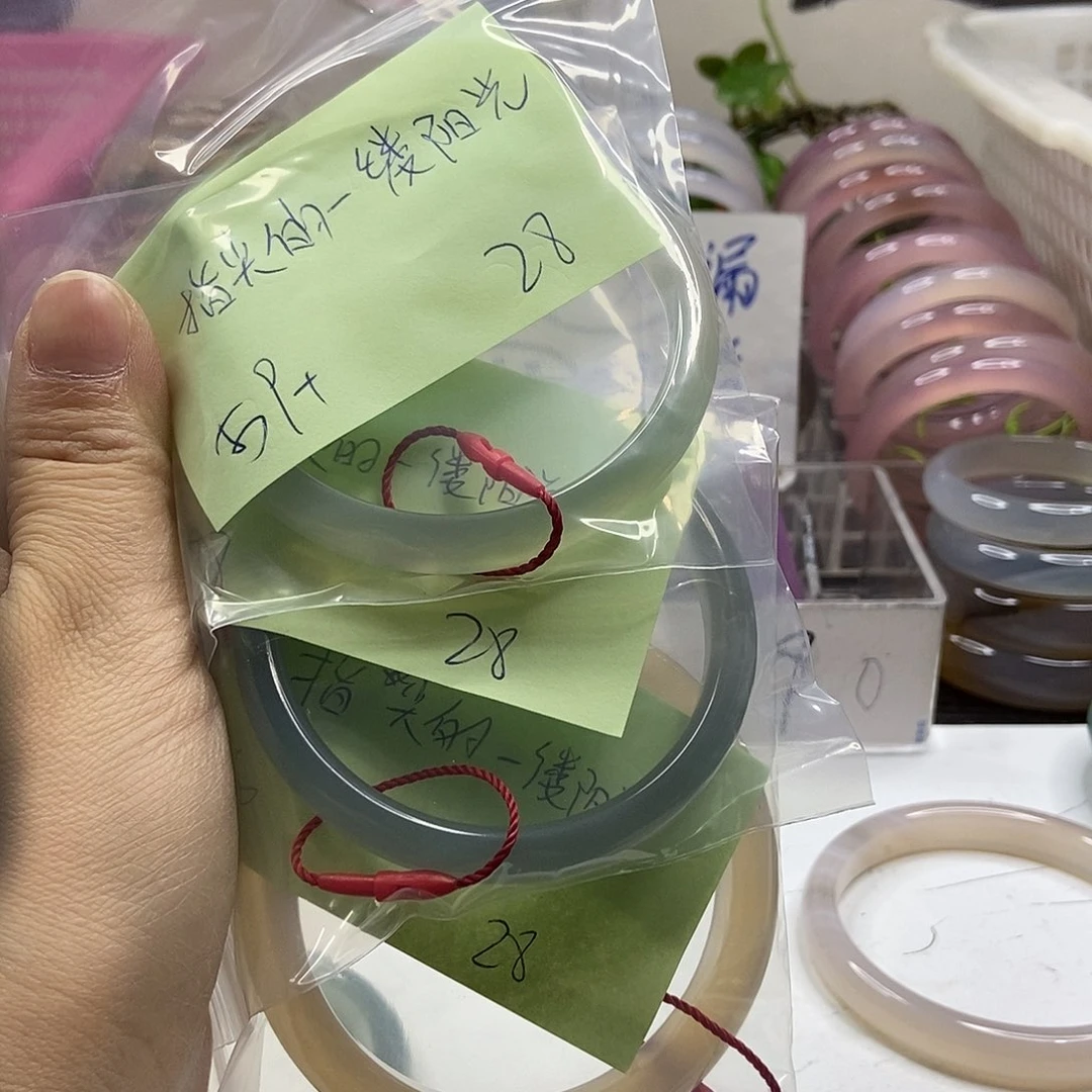 玛瑙/玉髓手镯未镶嵌指****光5