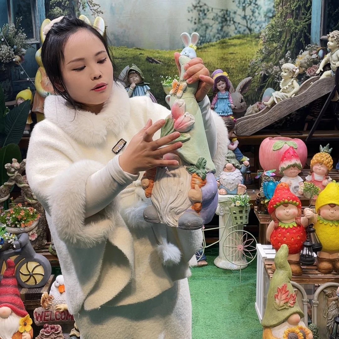 摆件花园摆件红红火火