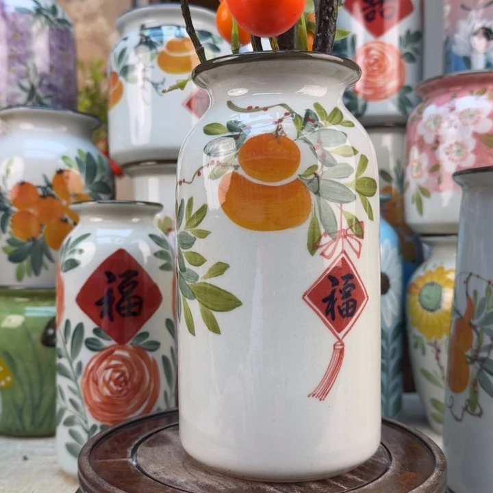 瓷片花瓶2326562323655656