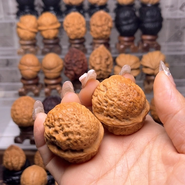 文玩核桃把件X14龙林铁狮子