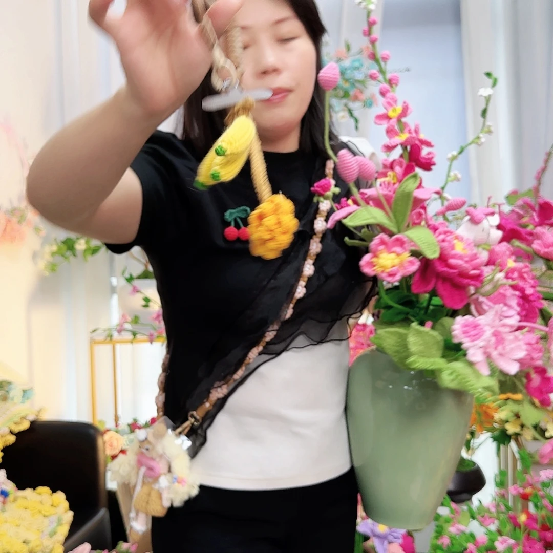 手工钩织设计挂件