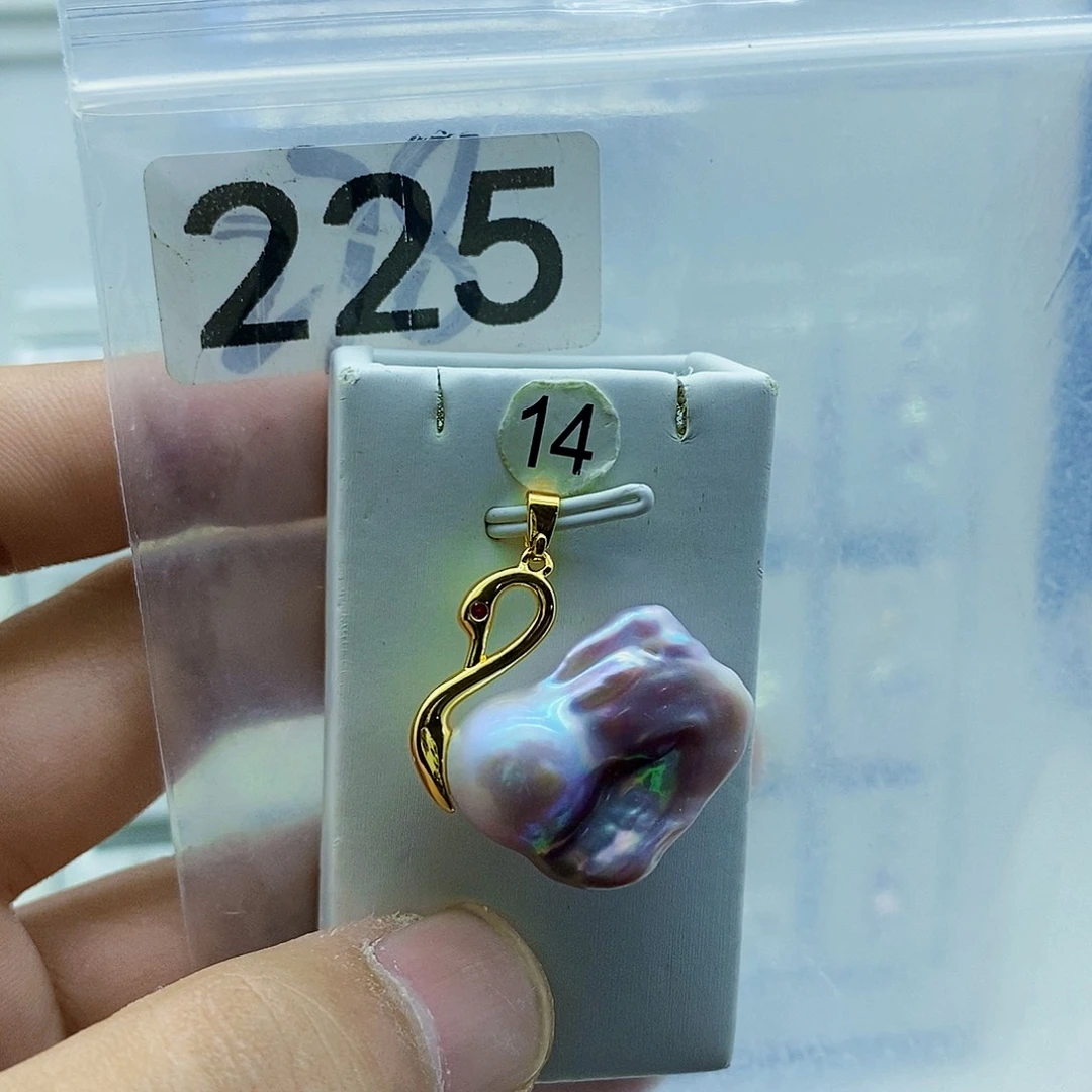 颈饰合金淡水珍珠