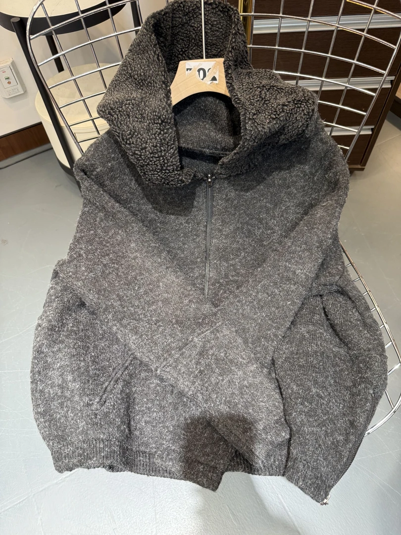 【乔恩清仓】 秋冬款加厚连帽针织衫-A0452