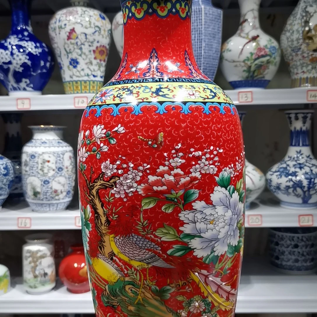 摆件景德镇陶瓷花瓶摆件