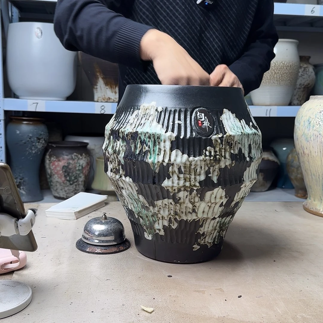 紫砂花盆尺寸20@30