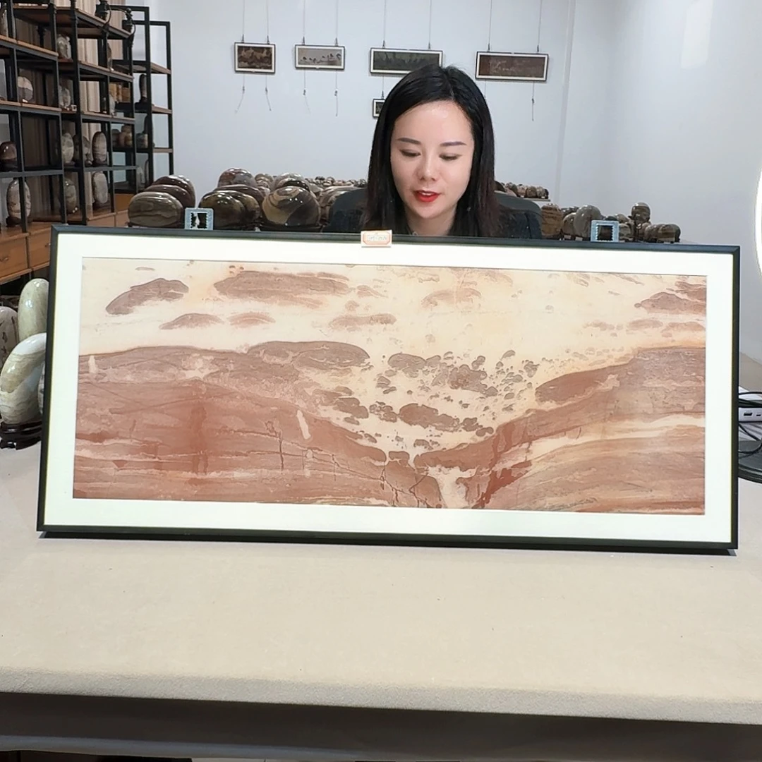 60×26 长江画面石板画