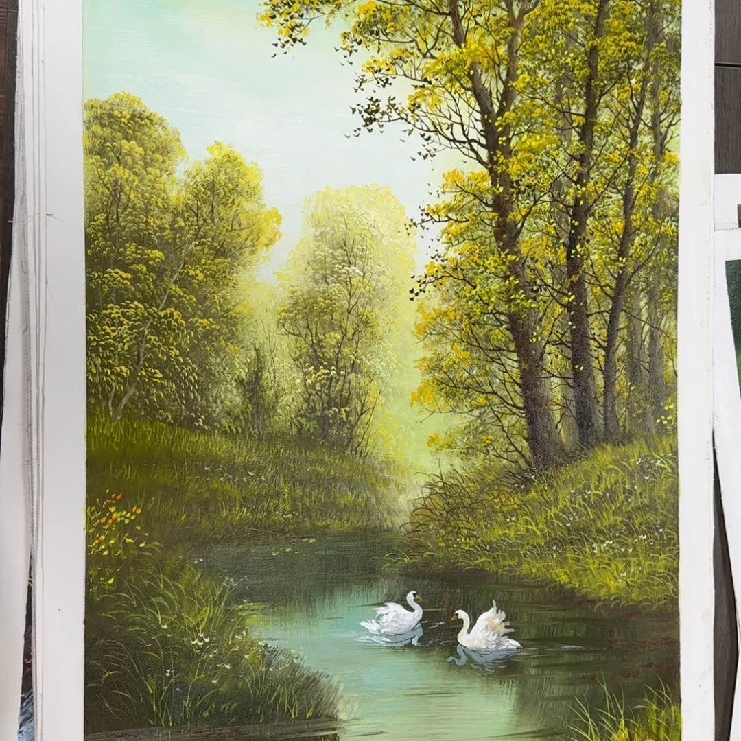 油画加油加油努力加油加油
