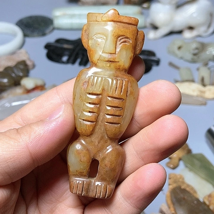 和田玉未镶嵌颈饰210