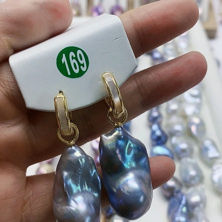 颈饰银S925镶嵌淡水珍珠