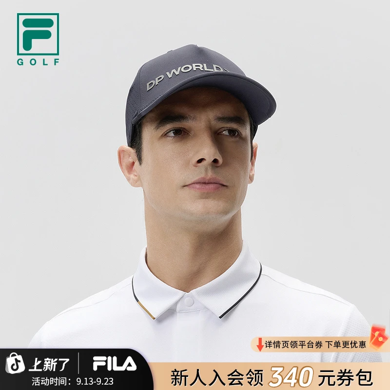 Fila/斐乐夏季度假感户外运动男高尔夫休闲百搭棒球帽A13M435205F