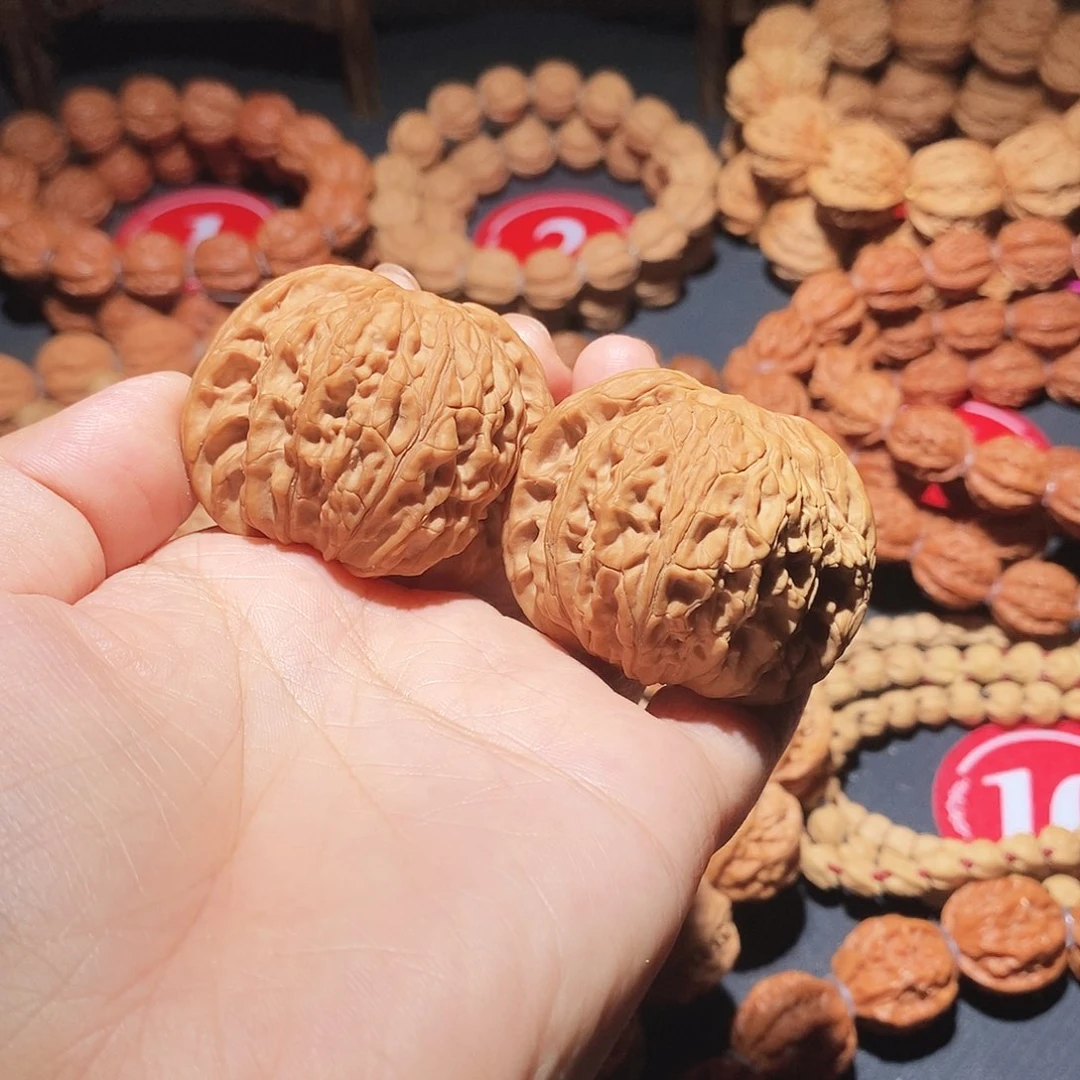 文玩核桃手串45尺磨盘128