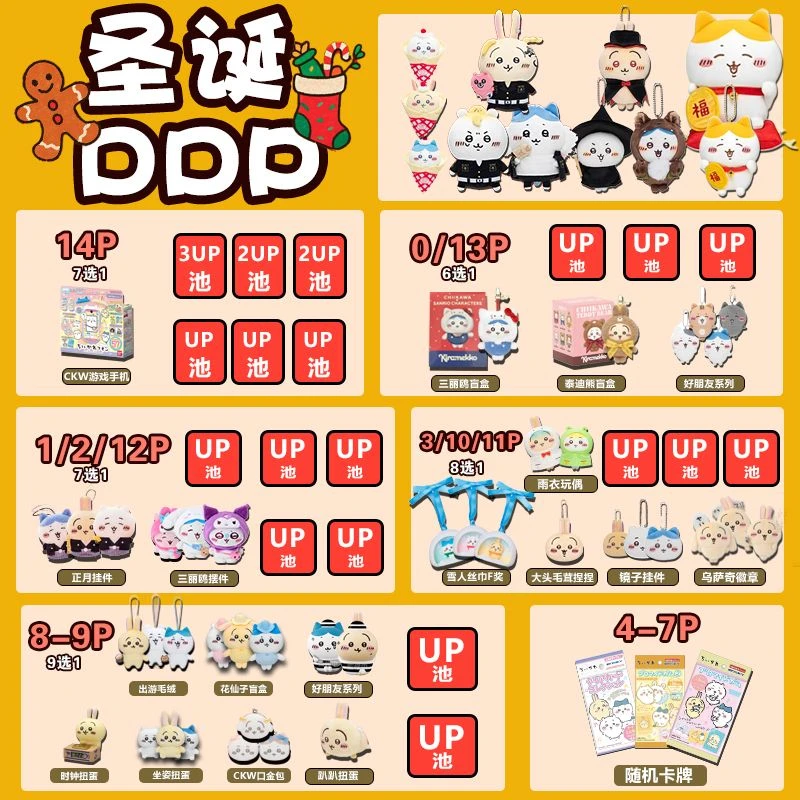 【chiikawa DD】挂件 扭蛋 盲盒