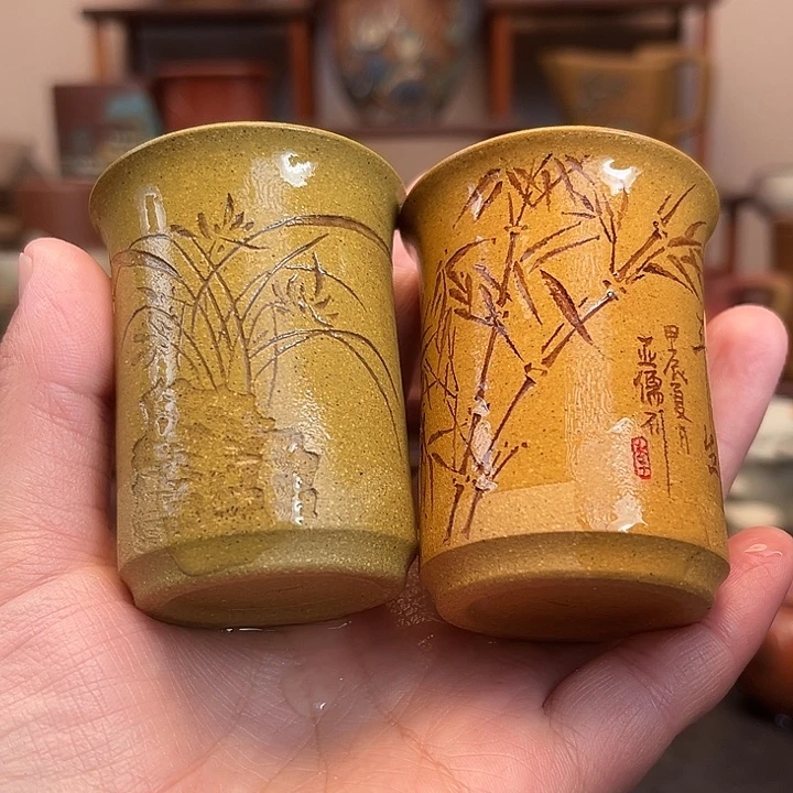 紫砂茶杯紫砂杯主人杯