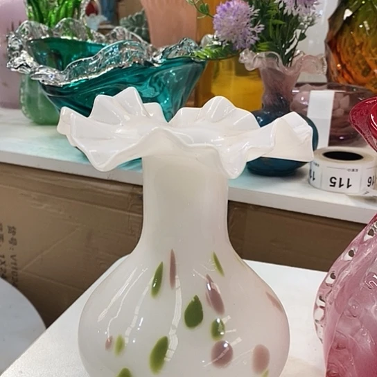 琉璃高度19厘米芬顿花瓶