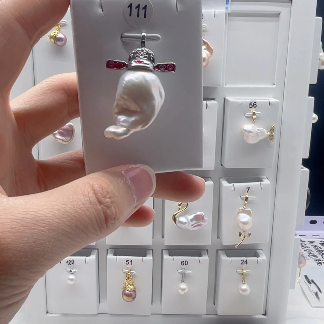 颈饰合金淡水珍珠