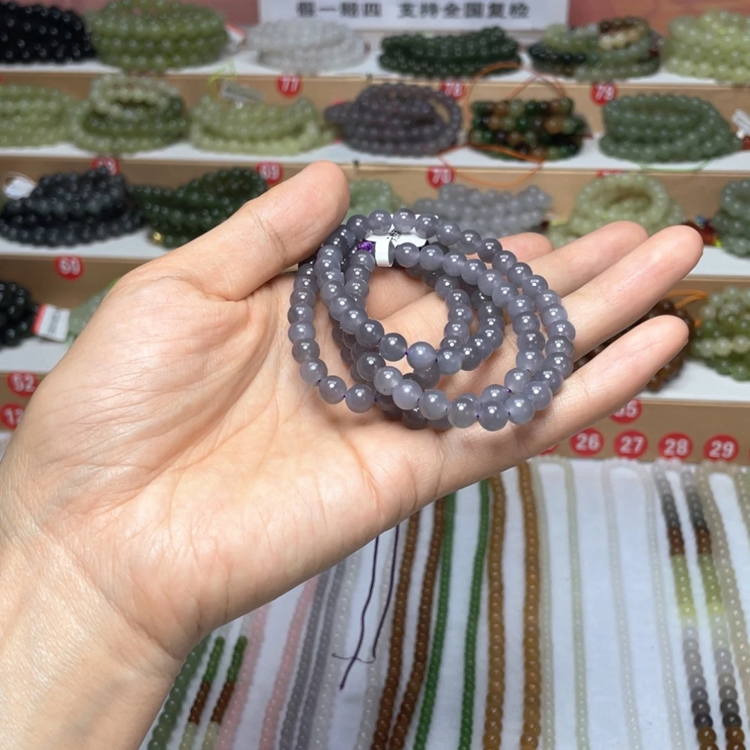 A***H颈饰未镶嵌和田玉6mmW