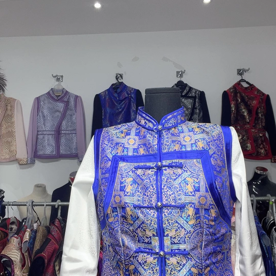 三醋酯纤维野兔毛女款蓝色八方来财L码不退不换