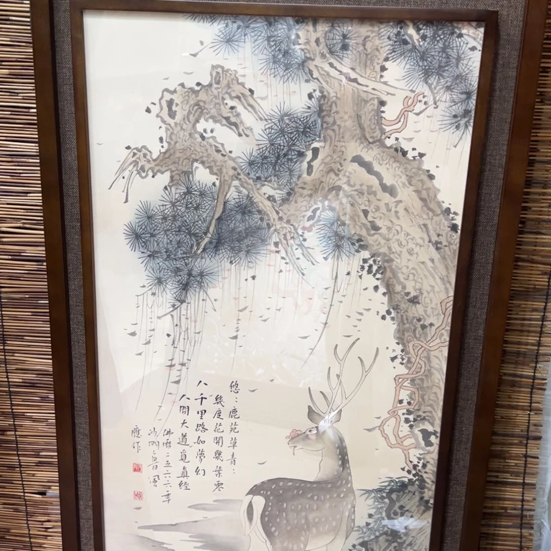 用***9国画亲笔手绘作品