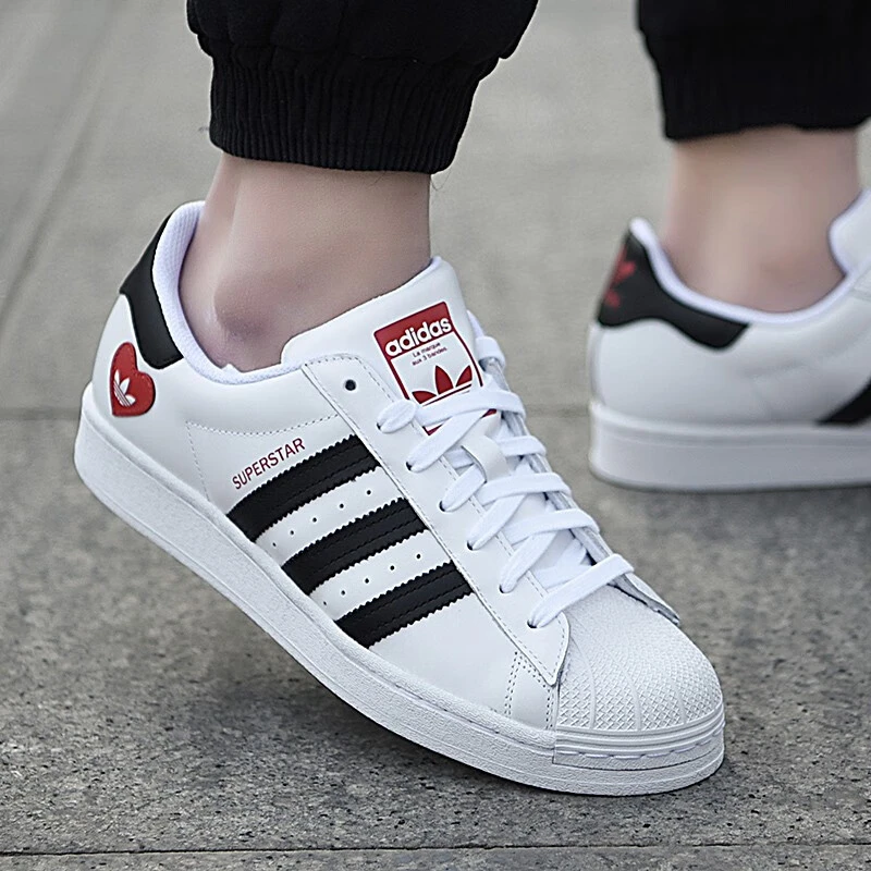 阿迪达斯 （adidas）三叶草男女鞋情侣款经典贝壳头小白鞋FZ1807