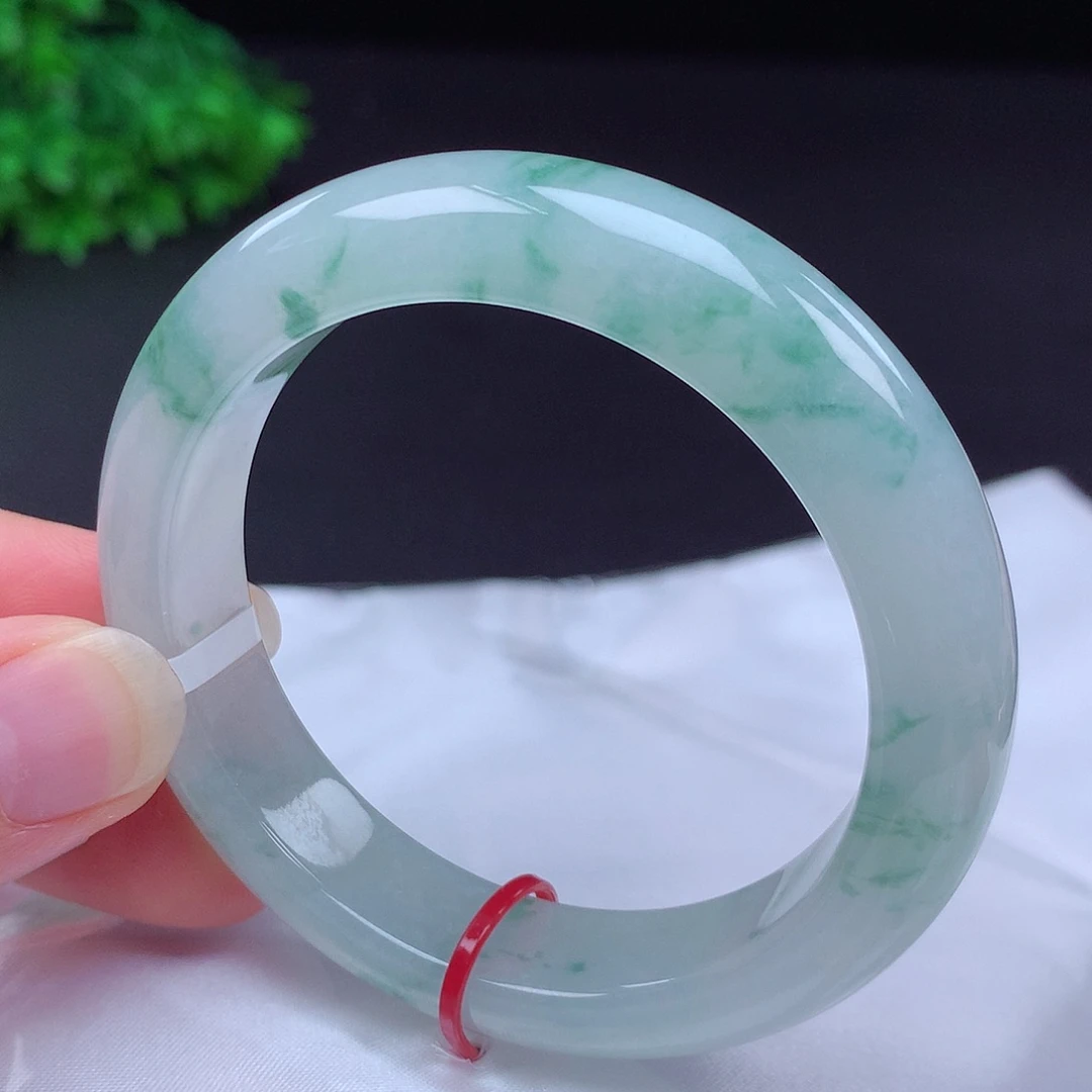 翡翠未镶嵌手镯53圈口431128