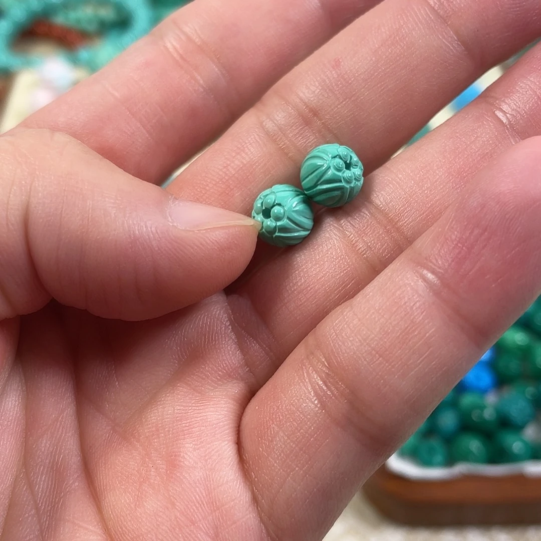 手工雕刻配饰配珠手串尺寸8