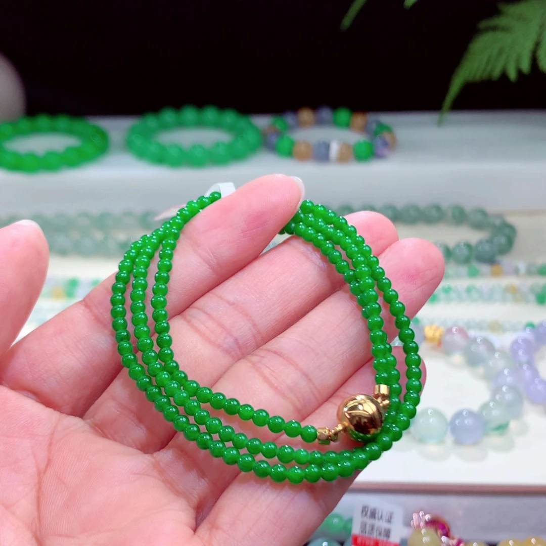 翡翠未镶嵌手链卡3