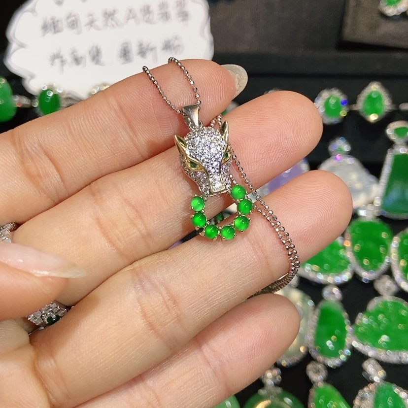 【闪购商品】翡翠未镶嵌颈饰 天然翡翠