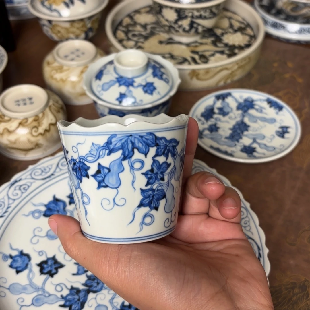 摆件景德镇手绘茶器