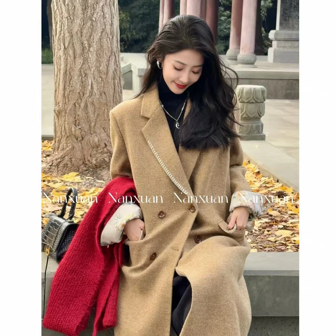 【南萱】【金如意】冬季时尚显瘦复古气质羽绒服5DWJJ10879