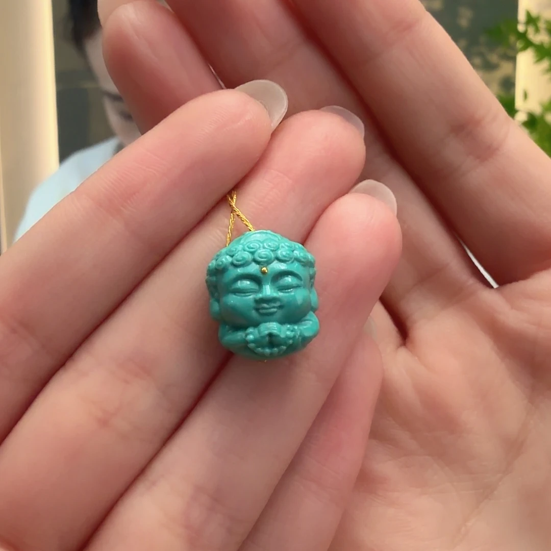 绿松石未镶嵌颈饰