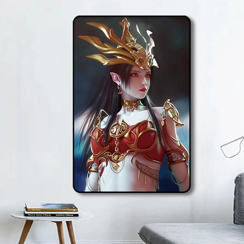 美杜莎/动漫装饰画酒店卧室挂画壁画P 40*60