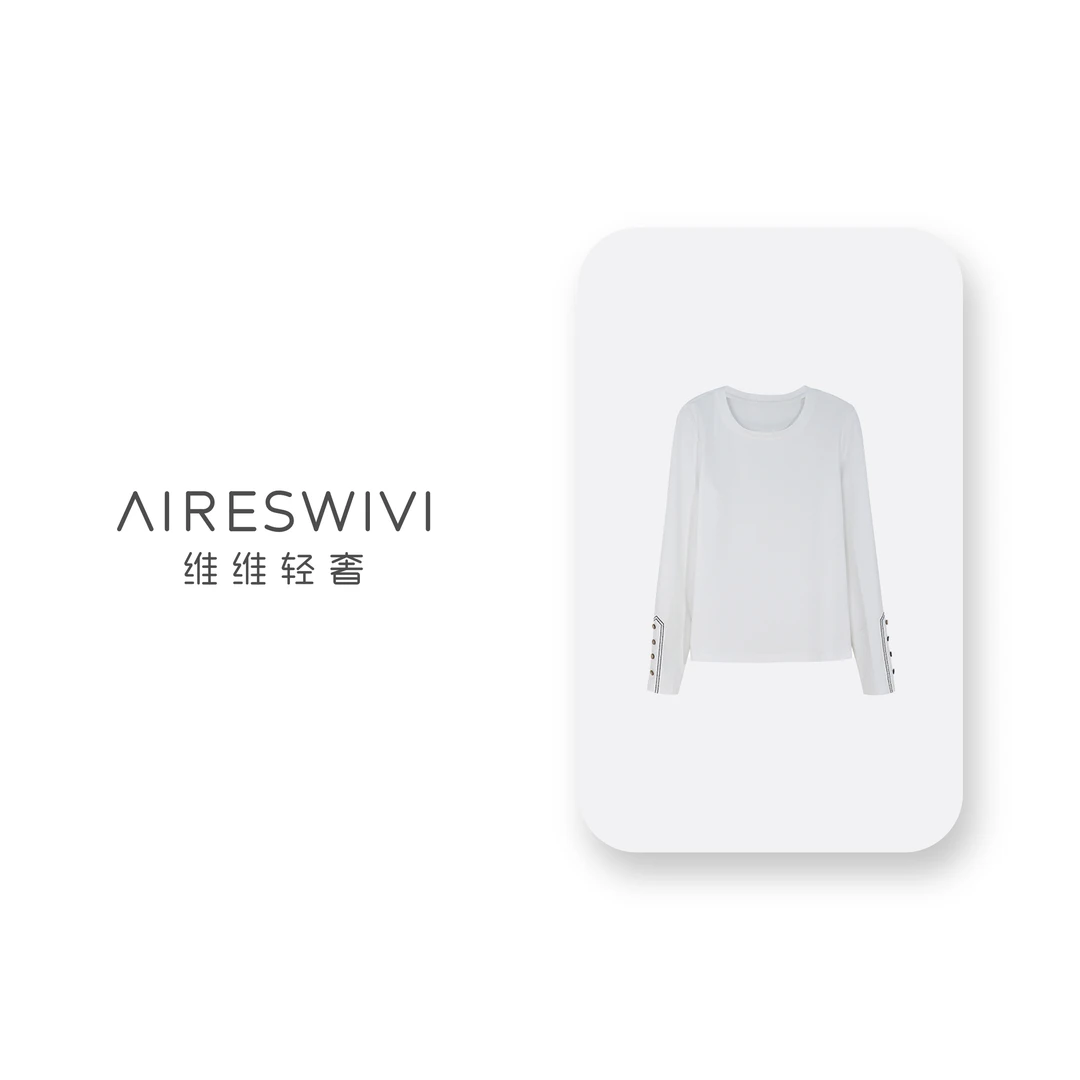 时尚高级剌绣设计感显瘦T恤上衣801294