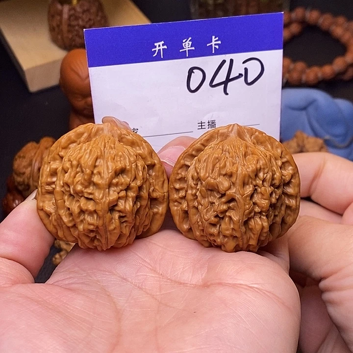 吊坠桃核文玩核桃四座楼全品42N