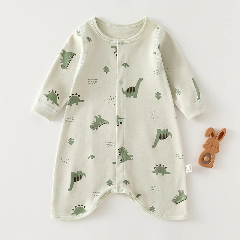 【防踢被神器】婴儿睡袋春秋纯棉睡袍长袖睡衣男女宝宝无骨家居服