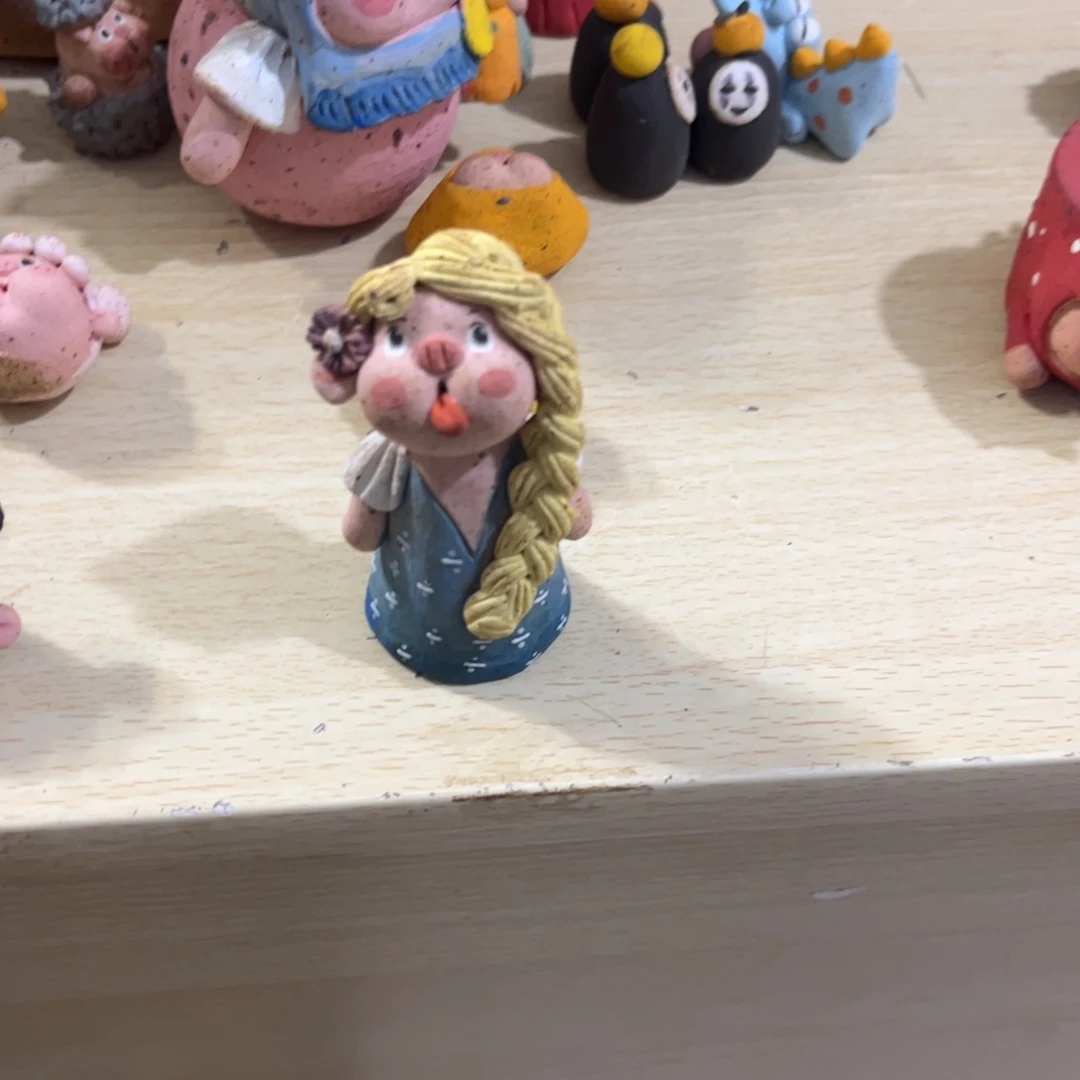 筱***竹泥塑古镇炻陶花盆