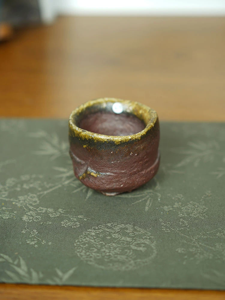 伊禾集物 日本备前烧手工匠人 森丁斋 品茗杯 主人杯 茶杯 600#