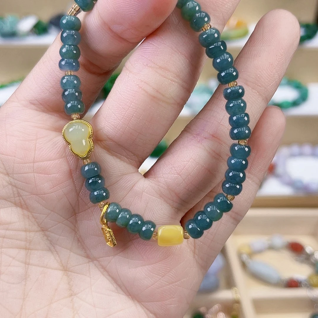 翡翠未镶嵌手链手链