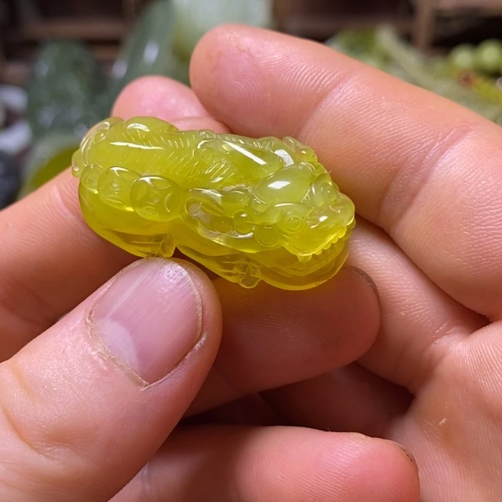 岫玉未镶嵌岫玉颈饰
