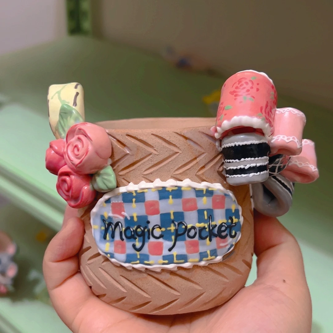 福福老梧家纯手工多肉花盆