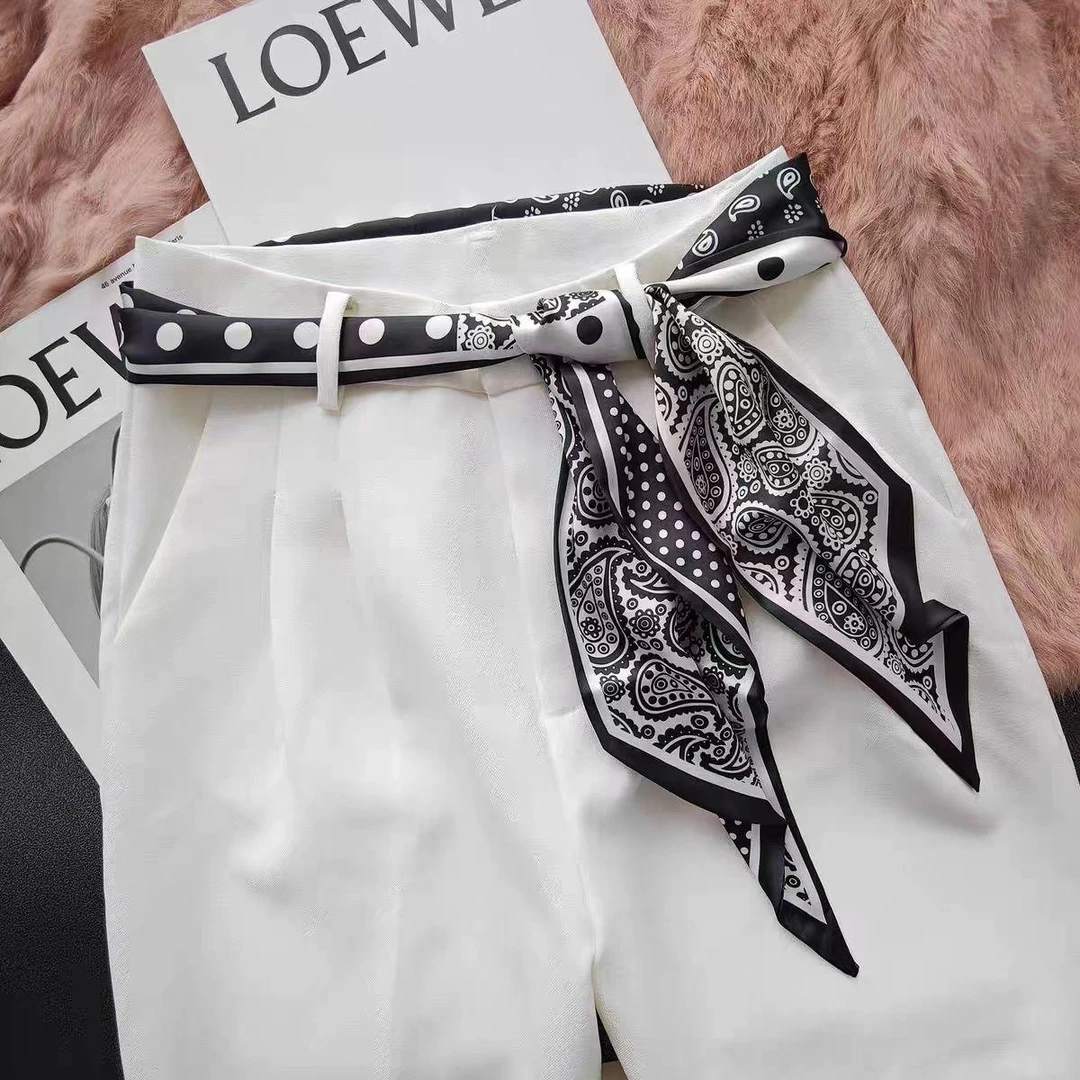 腰带丝巾长条领巾系脖颈带飘带搭配衬衫裙子牛仔裤发带女2025新款