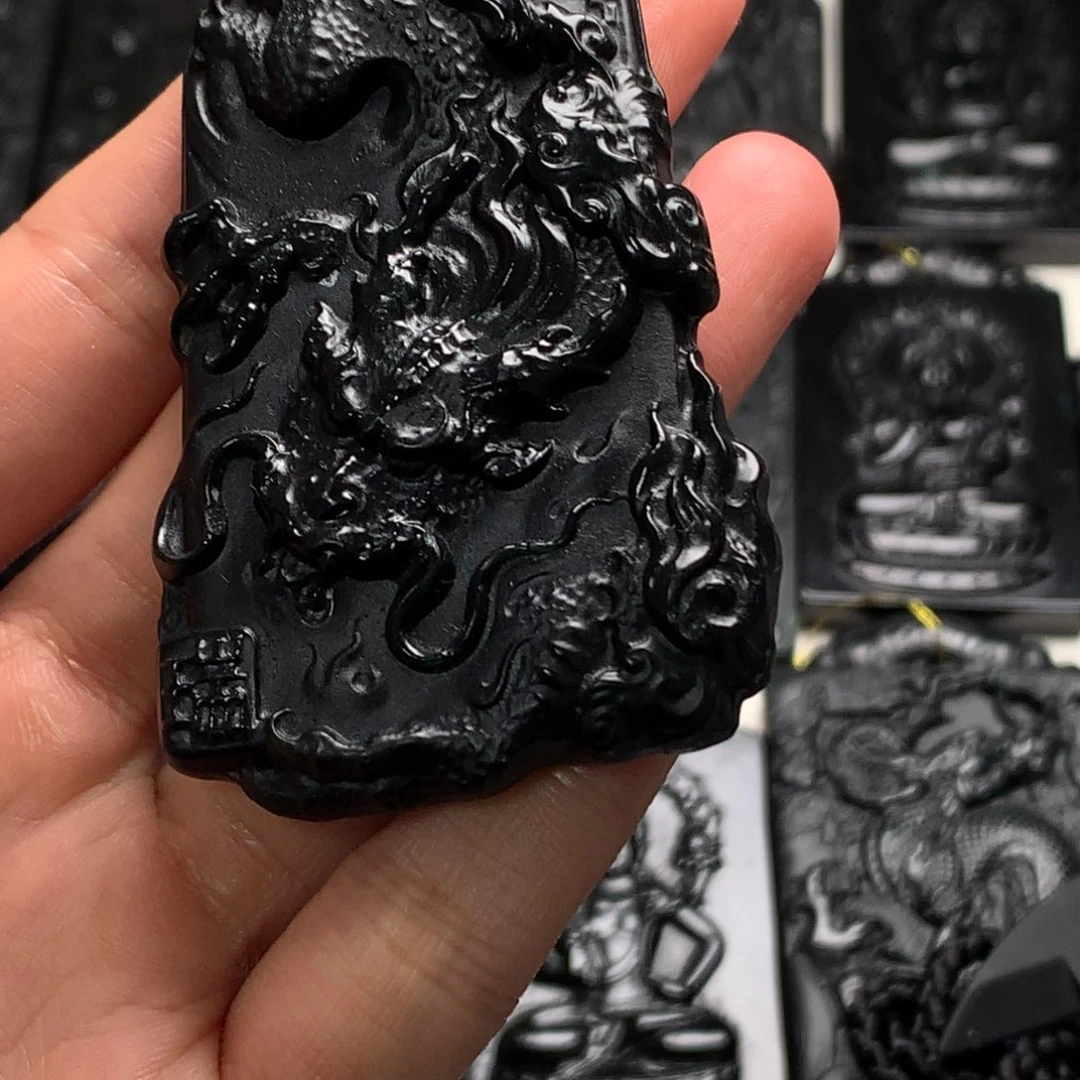 天然a货钢琴黑挂件