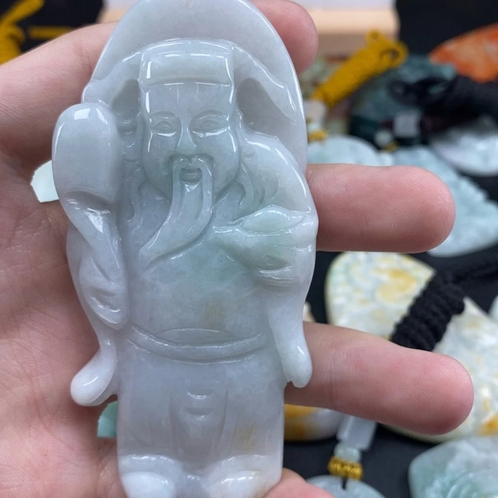 翡翠未镶嵌颈饰天然保真a货翡翠