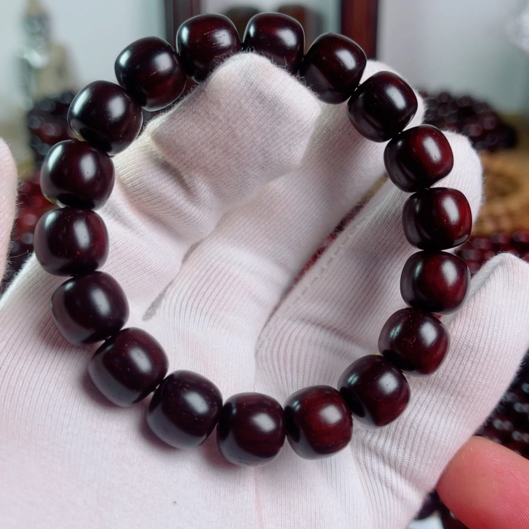 小叶紫檀手串/手链11/12老型高油密多星材质细腻