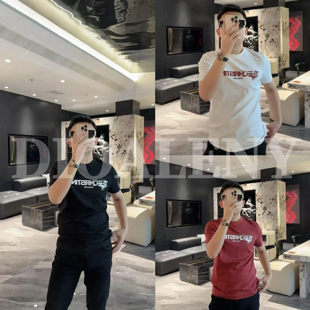 【帅老板】3014轻奢男士T恤密织海柔棉舒适圆领短袖