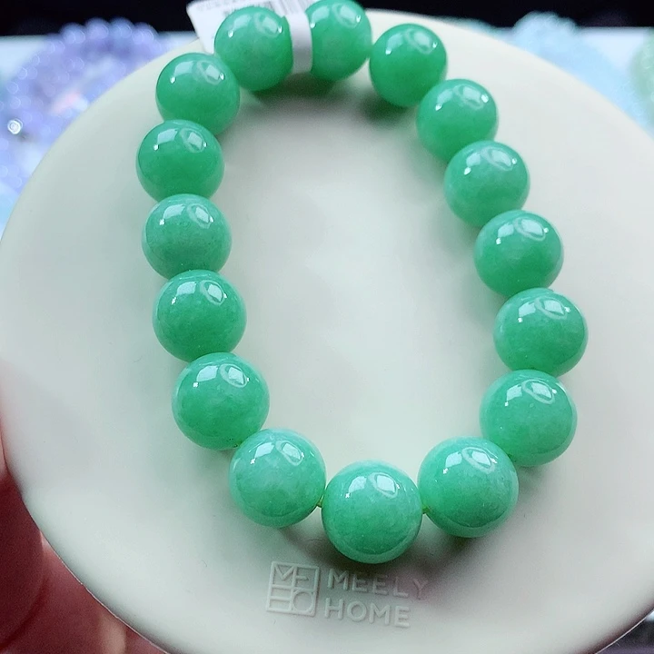 翡翠未镶嵌手链卡12.5