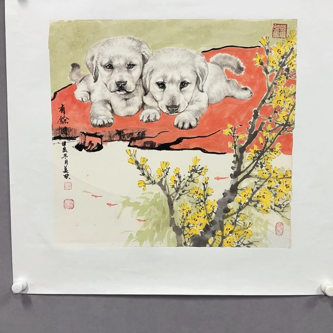 国画亲笔手绘放心去藏